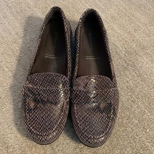 Snakeskin Loafers